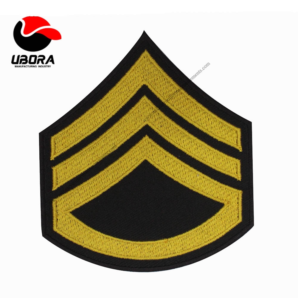 Stripes Embroidery Iron on Sew on Patch For Clothes customized good quality